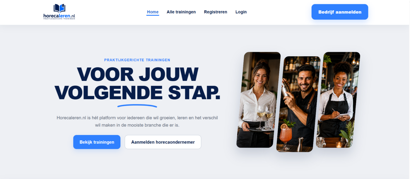 Screenshot van Horecaleren